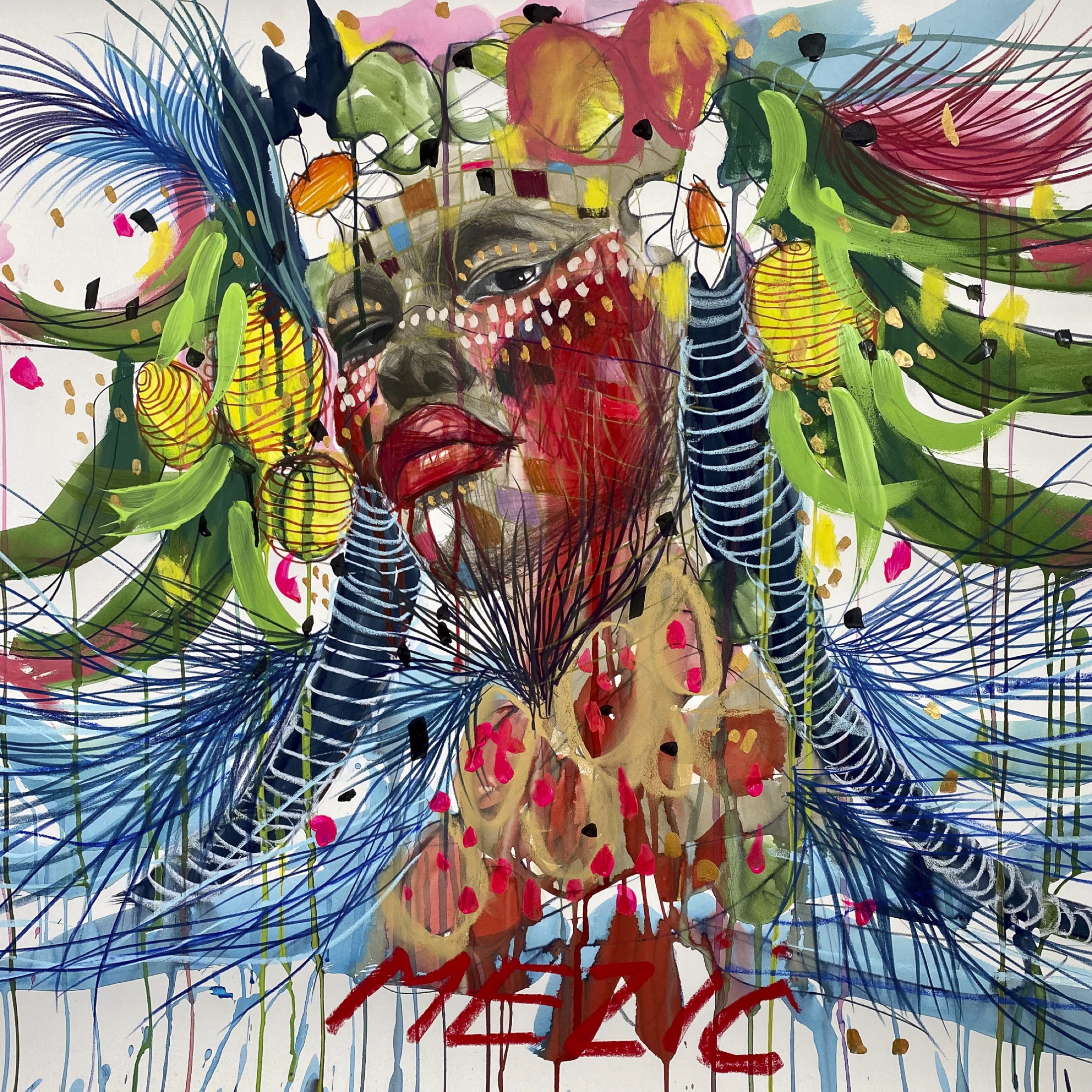 Expressive artwork by Mariana Mezic